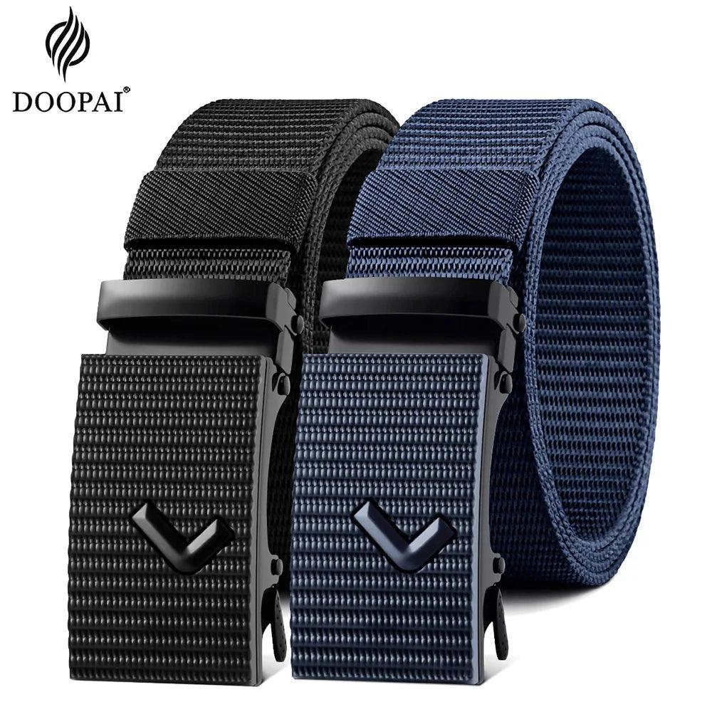 DOOPAI Men Belt Nylon Breathable Belts For Men Cowboy Designer Belt Outdoor Tactical Belt Military Gifts 남성 가죽 벨트 ceinture homme - Outdoorsavage