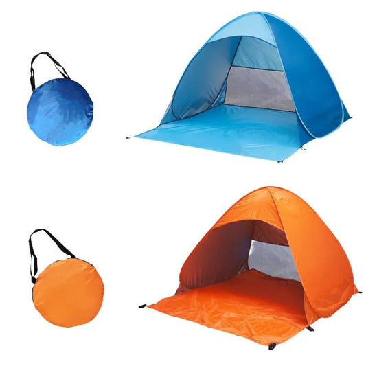 Automatic Instant Pop Up Tent Potable Beach Tent Lightweight Outdoor UV Protection Camping Fishing Tent Sun Shelter - Outdoorsavage