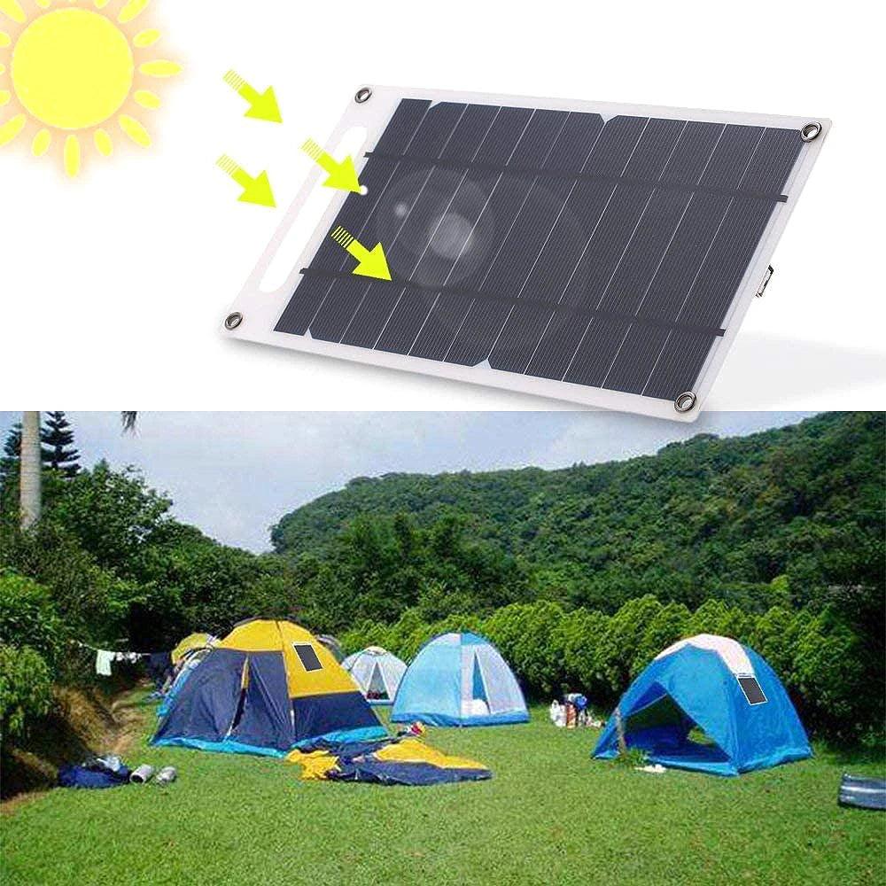 5V 10W Solar Panel Output USB Outdoor Portable Solar System Cell Phone Charger Solar Panel Battery Module Power Panel Enlarged 1 - Outdoorsavage