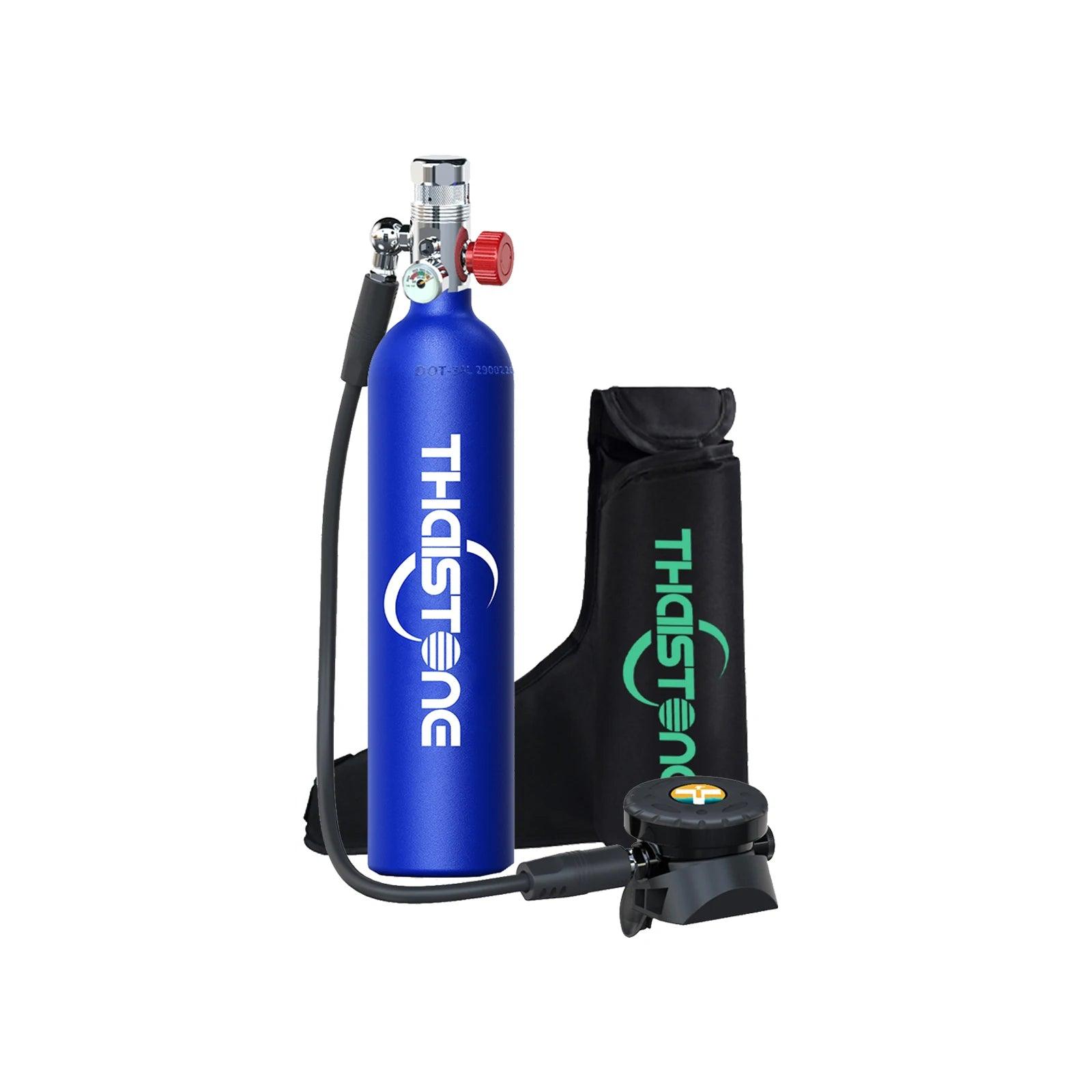 Mini Scuba Diving Tank Equipment, Oxygen Cylinder, Underwater Breathing, Portable Scuba Tank, Professional Diving Equipment, 1L - Outdoorsavage