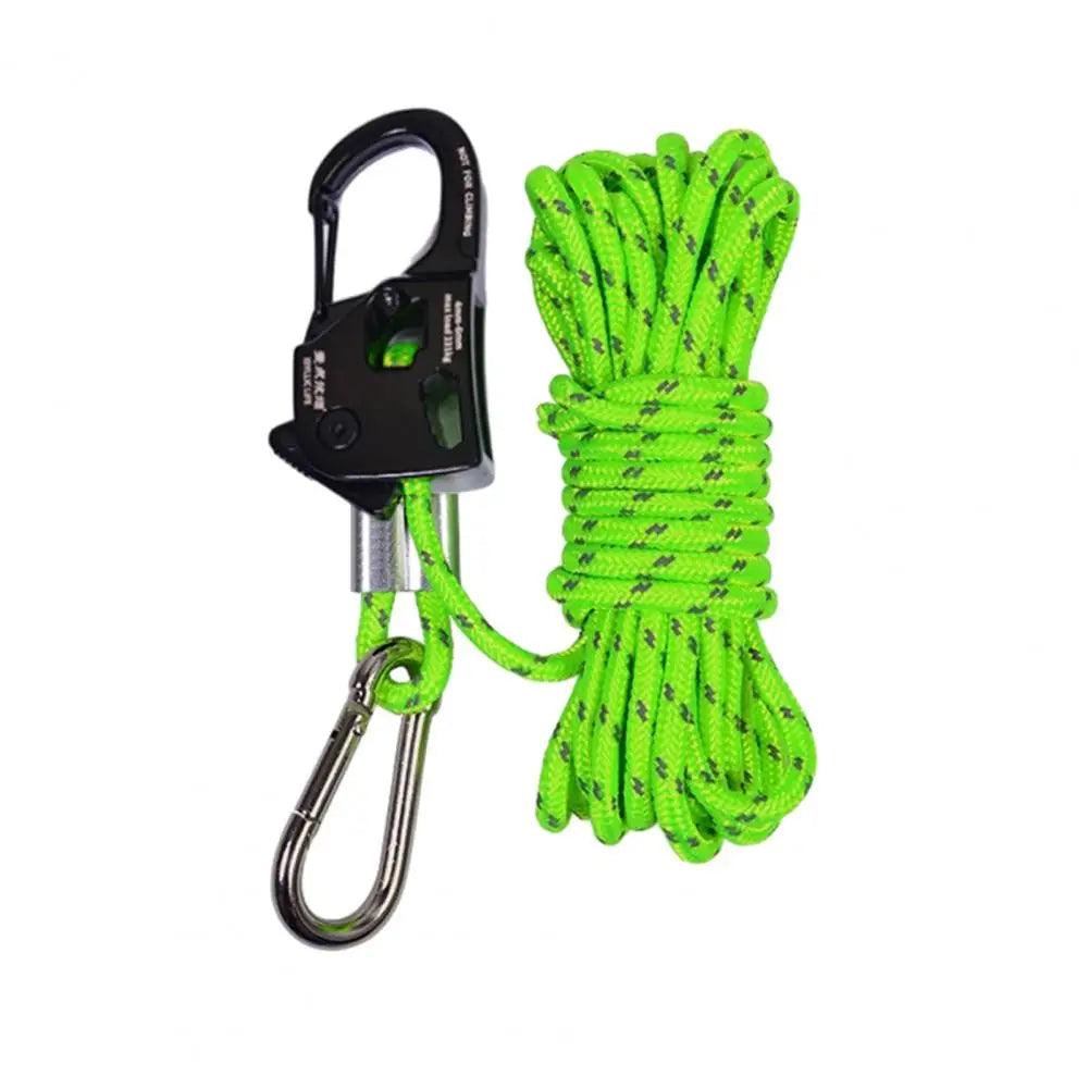 Camping Accessories Durable Aluminum Alloy Tent Rope Tensioner for Lightweight Portable Camping Gear Strong for Outdoor - Outdoorsavage