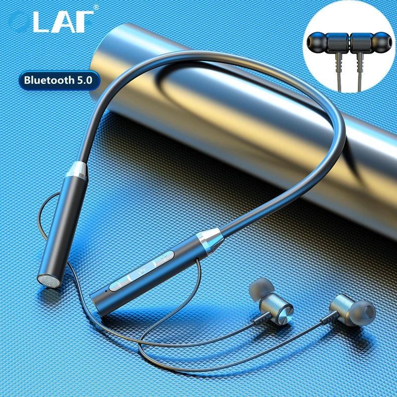 Wireless Headphones Bluetooth 5.0 Neckband Earphones Magnetic Sports Waterproof TWS Earbuds Blutooth Headset With Microphone Mic - Outdoorsavage