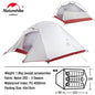 Naturehike Cloud Up 1 2 3 People Tent Ultralight 20D Camping Tent Waterproof Outdoor Hiking Travel Tent Backpacking Cycling Tent - Outdoorsavage