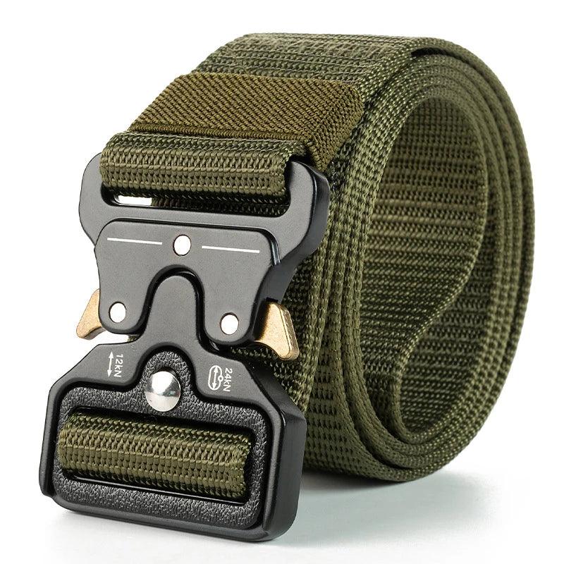 Men Belt Army Outdoor Hunting Tactical Multi Function Combat Survival High Quality Marine Corps Canvas For Nylon Male Luxury - Outdoorsavage