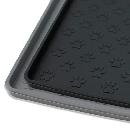 Pet Placemat Dog Food bowl Mat Cat Feed Mat Cat Dog Drinking Feeding Placemat Silicone Waterproof Pet Bowl Pad Feeder Mats - Outdoorsavage