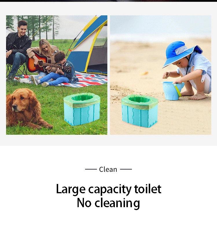 Portable Baby Potty Toilet Seat Car Outdoor Travel Camping Kids Potty Training Seat Children's Folding Potty Toilet - Outdoorsavage