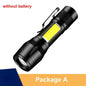 Powerful LED Flashlight 100000 Lumen Tactical Flashlights Rechargeable USB 18650 Waterproof Zoom Fishing Hunting LED Flashlight - Outdoorsavage