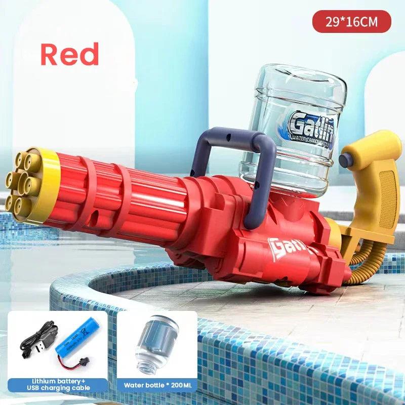 New Electric Water Gun High-Tech Automatic Water Soaker Guns Large Capacity Summer Pool Party Beach Outdoor Toy for Kid Adult - Outdoorsavage