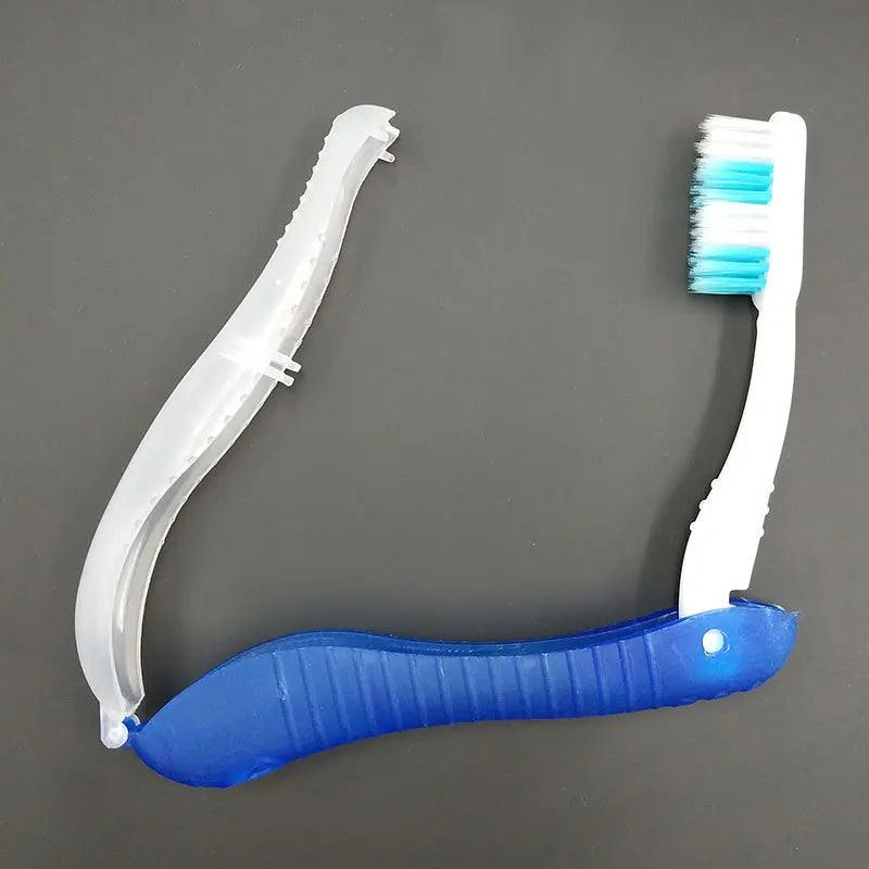 Outdoor Travel Hygiene Oral Portable Disposable Folding Travel Camping Toothbrush Hiking Toothbrush Cleaning Tools Survival Gear - Outdoorsavage