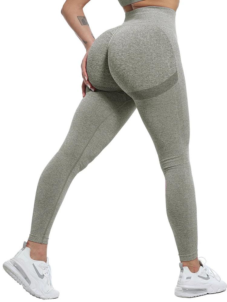 Sexy Women Leggings Bubble Butt Push Up Fitness Legging Slim High Waist Leggins Mujer Seamless Fitness Legging - Outdoorsavage