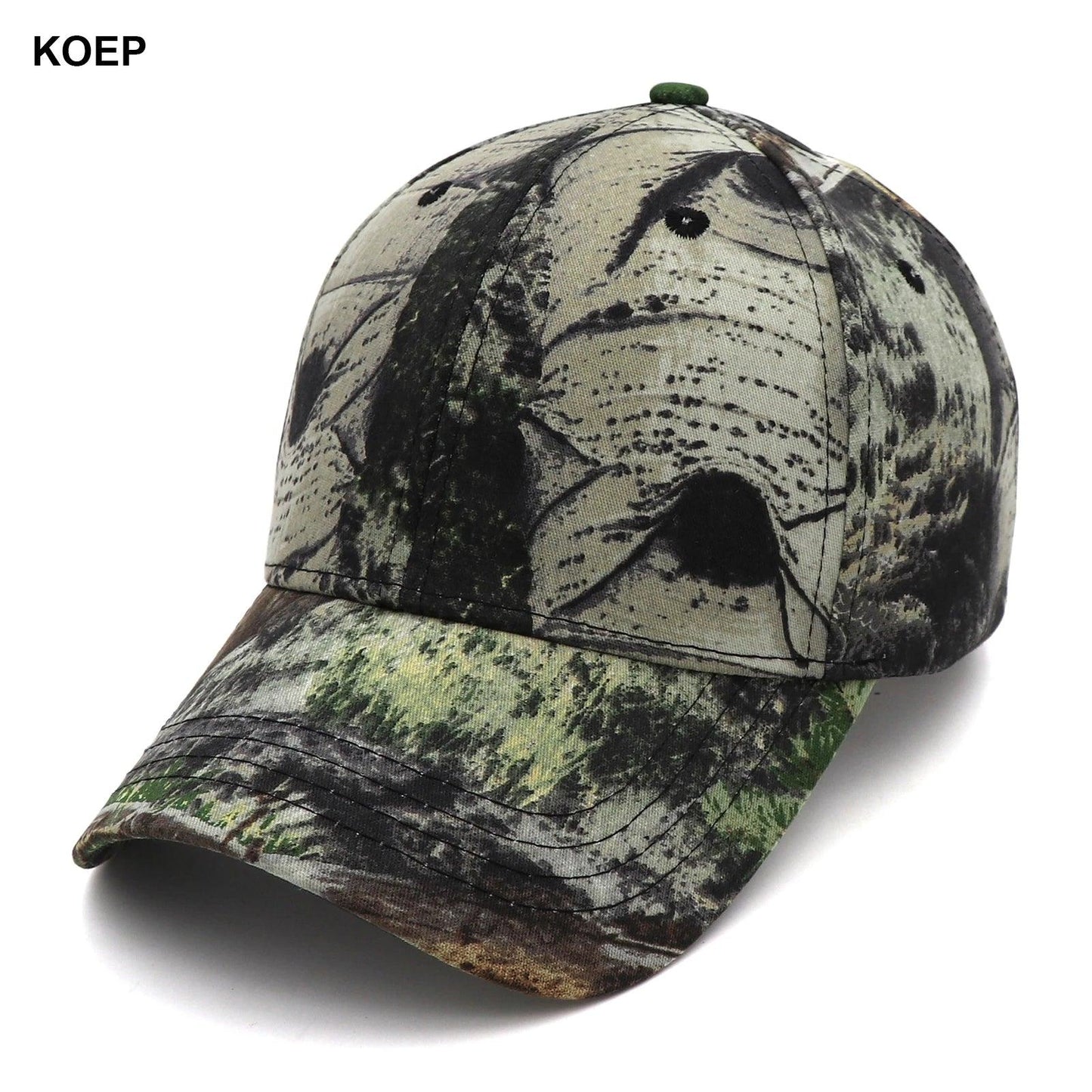 KOEP New Tree Camo Baseball Cap Fishing Caps Men Outdoor Hunting Camouflage Jungle Hat Hiking Casquette Hats - Outdoorsavage