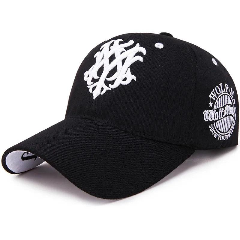 Totem Embroidered Baseball Cap Fashion Men Women Caps Spring And Summer Snapback Hip Hop Hat Adjustable Flame Sun Shading Hats - Outdoorsavage