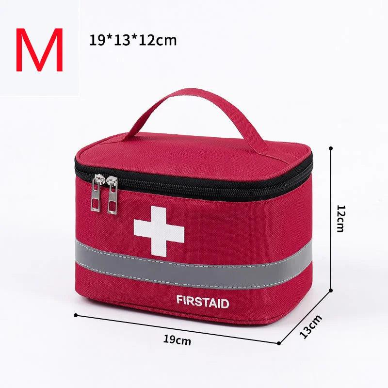 First Aid Kit Medicine Storage Bag Portable Outdoor Rescue Bag Household Children's Large Capacity Medical Kit Storage Organizer - Outdoorsavage