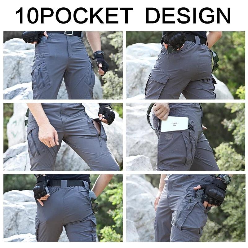 Men Summer Quick Dry Thin Outdoor Trekking Fishing Hiking Pants - Outdoorsavage