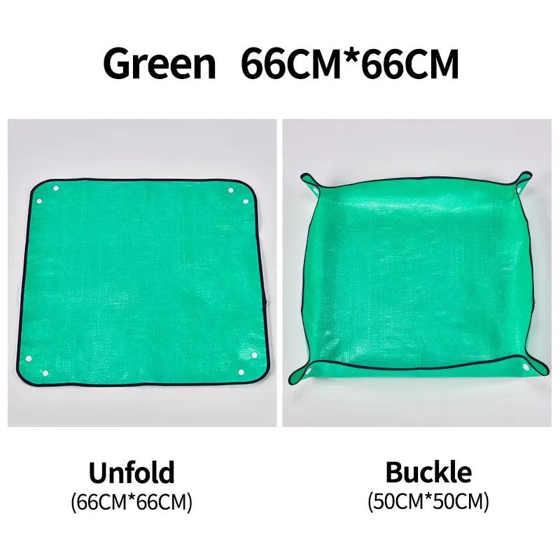 1pcs Planting Mat 50cm-100cm Gardening Potting Pad Foldable Garden Plant Flower Pot Transplanting Waterproof Mats - Outdoorsavage