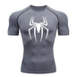 New Compression Shirt Men Fitness Gym Super Hero Sport Running T-Shirt Rashgard Tops Tee Quick Dry Short Sleeve T-Shirt For Men - Outdoorsavage