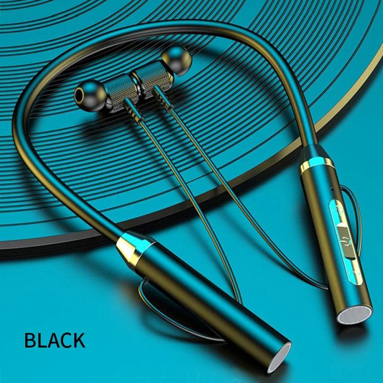 Wireless Headphones Bluetooth 5.0 Neckband Earphones Magnetic Sports Waterproof TWS Earbuds Blutooth Headset With Microphone Mic - Outdoorsavage