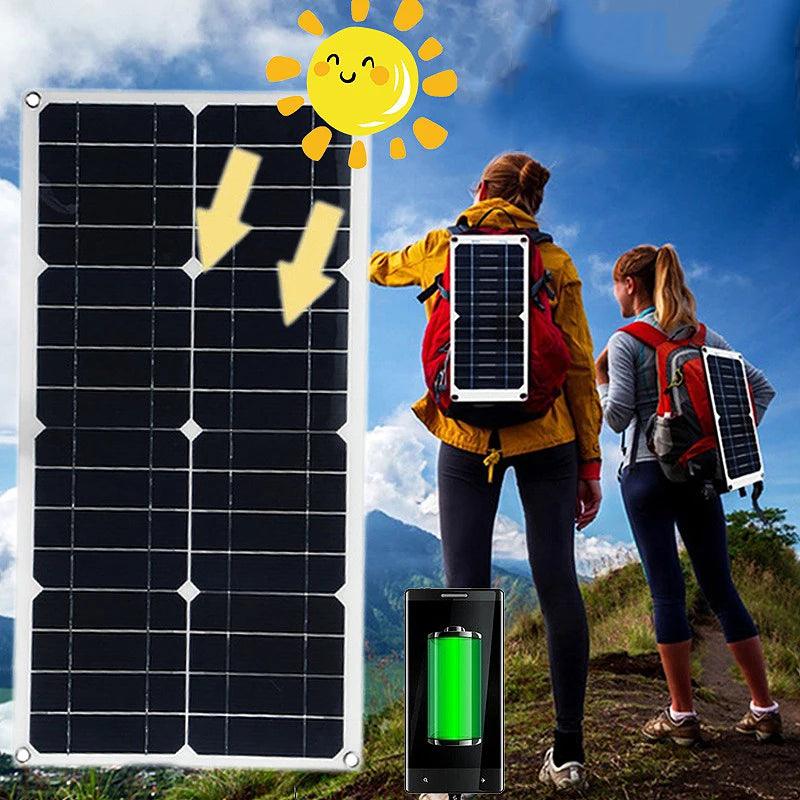 5V 10W Solar Panel Output USB Outdoor Portable Solar System Cell Phone Charger Solar Panel Battery Module Power Panel Enlarged 1 - Outdoorsavage