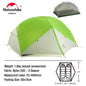 Naturehike Camping Tent 2 Person Mongar Ultralight Tent Outdoor Travel Tent Double Layer Waterproof Tent 3 Season Portable Tent - Outdoorsavage