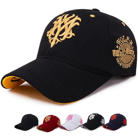 Totem Embroidered Baseball Cap Fashion Men Women Caps Spring And Summer Snapback Hip Hop Hat Adjustable Flame Sun Shading Hats - Outdoorsavage