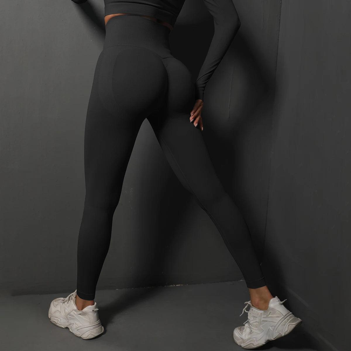 Seamless Gym Leggings Women Yoga Pants Sexy High Waist Booty Lifting Leggings Pants Women Sports Clothing Fitness Wear - Outdoorsavage