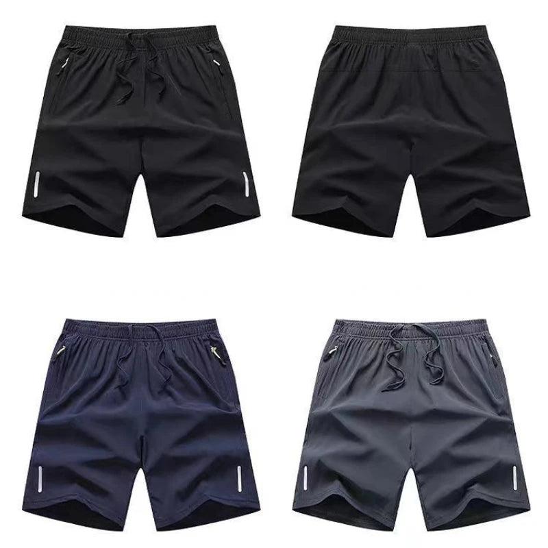 Ice Silk Beach Shorts Men Gym Casual Shorts Quick Dry Sweatpants Running Sports Short Pants Breathable Fitness Jogging Shorts - Outdoorsavage