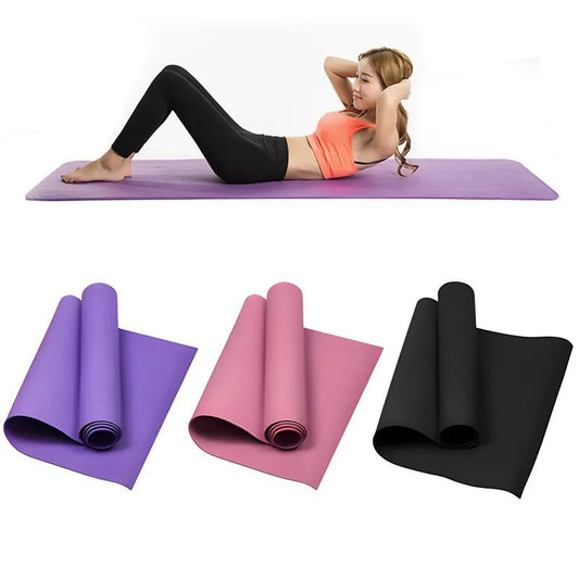 4MM Thick EVA Yoga Mats Anti-slip Sport Fitness Mat Blanket For Exercise Yoga And Pilates Gymnastics Mat Fitness Equipment - Outdoorsavage