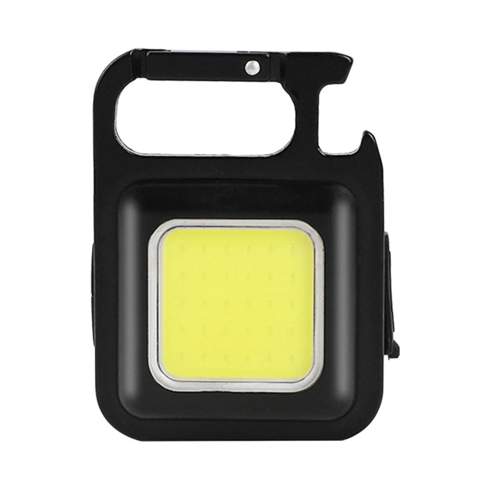 XPE Pocket Work Light 1000LM COB LED Mini Keychain Light USB Rechargeable Flashlight IPX4 Waterproof for Outdoor Camping Hiking - Outdoorsavage