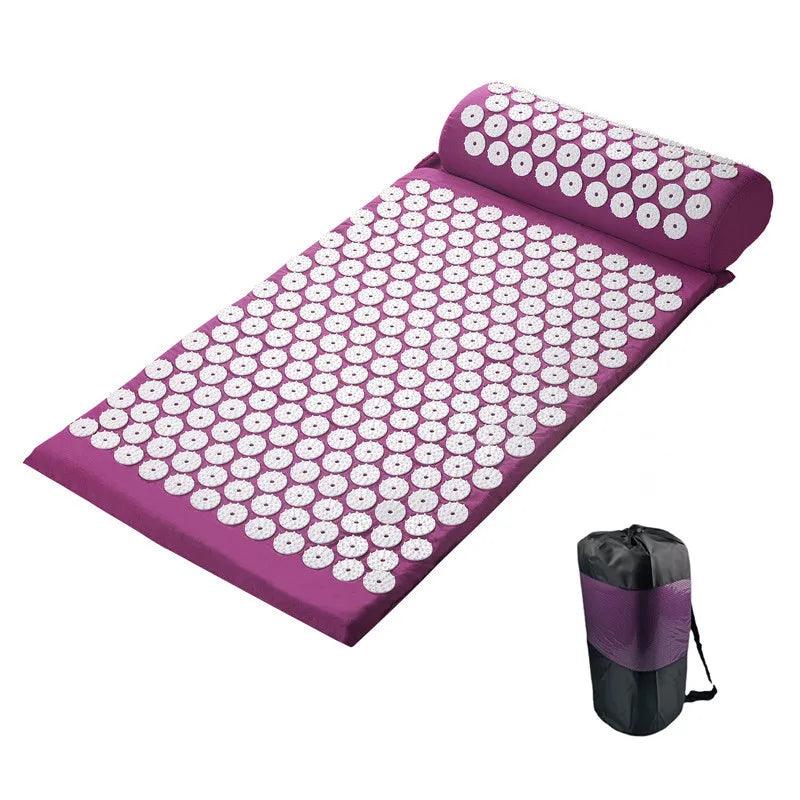 Massager Cushion Shakt Mat Massage Yoga Mat Acupressure Relieve Stress Back Body Pain Spike Mat Acupuncture Massage Mat - Outdoorsavage