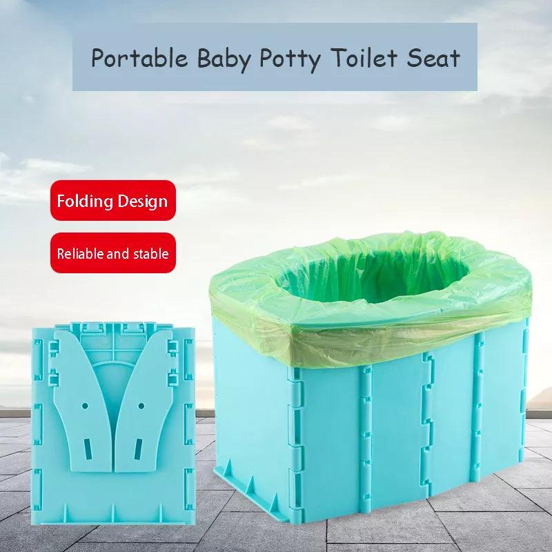 Portable Baby Potty Toilet Seat Car Outdoor Travel Camping Kids Potty Training Seat Children's Folding Potty Toilet - Outdoorsavage