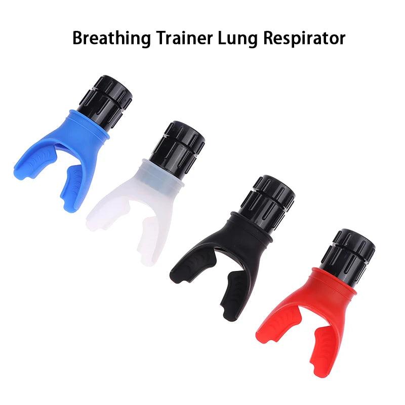 Breathing Trainer Lung Respirator Fitness Equipment Respiratory Silicone High Altitude Training Outdoor Expiratory Exercise Tool - Outdoorsavage