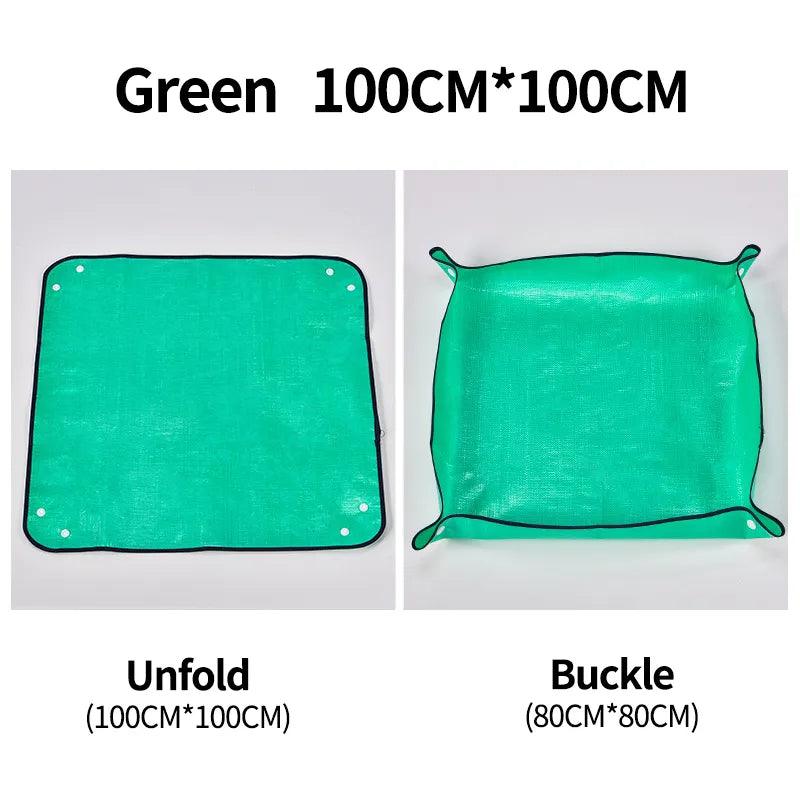 1pcs Planting Mat 50cm-100cm Gardening Potting Pad Foldable Garden Plant Flower Pot Transplanting Waterproof Mats - Outdoorsavage