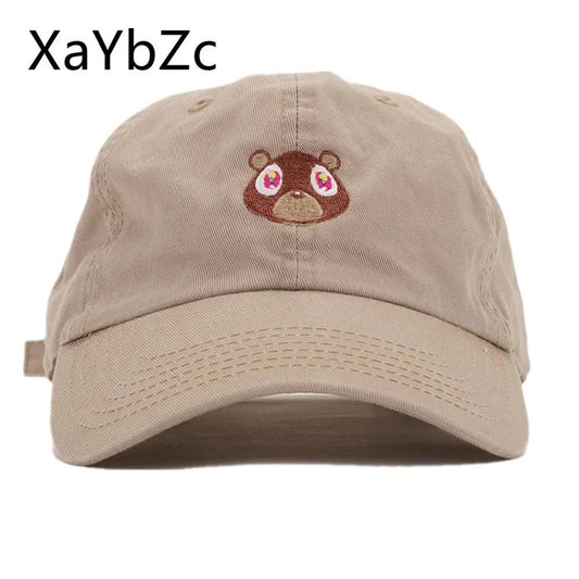 Kanye West Ye Bear Dad Lovely Baseball Cap Summer For Men Women Snapback Unisex Exclusive Release Hip Hop Hot Style Hat - Outdoorsavage