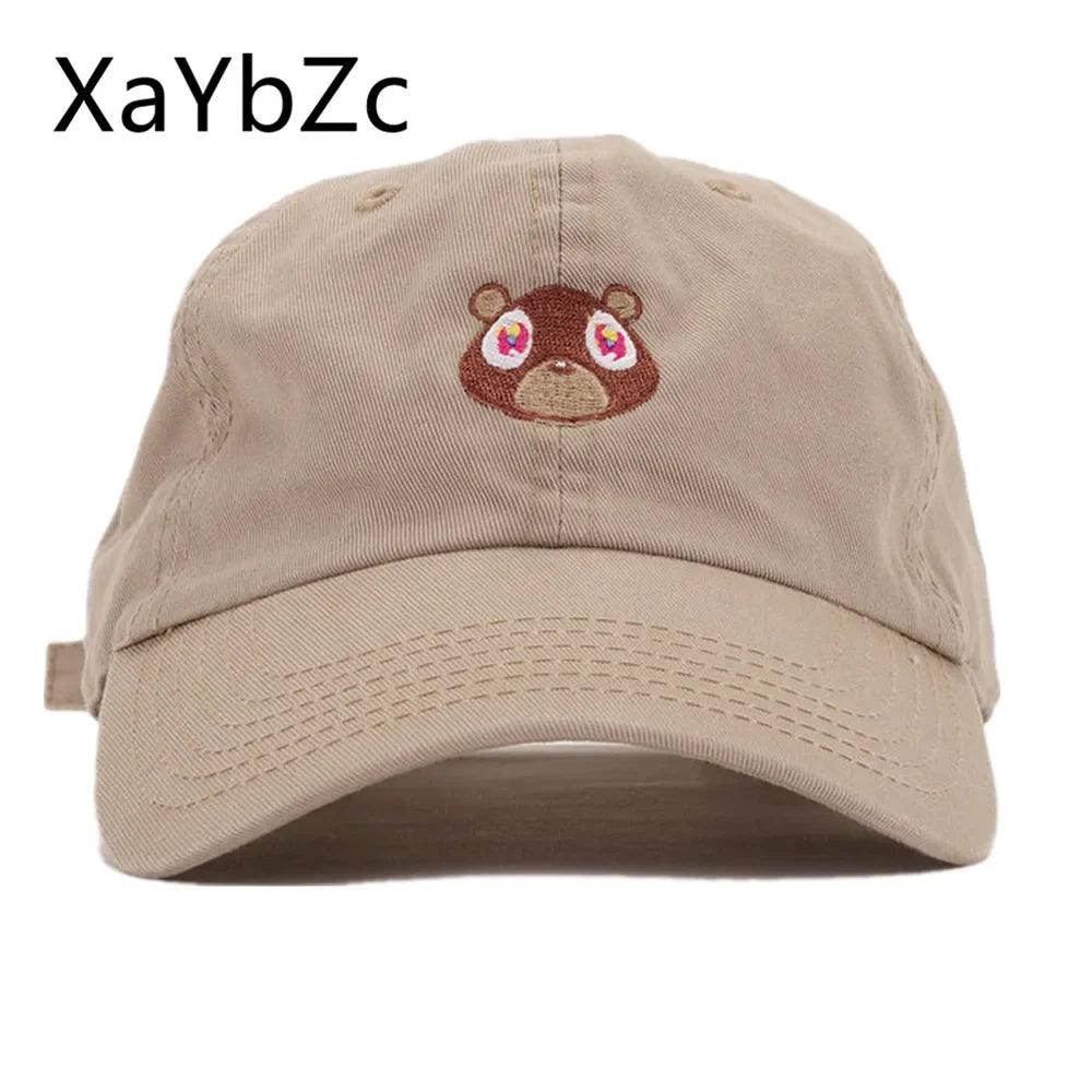 Kanye West Ye Bear Dad Lovely Baseball Cap Summer For Men Women Snapback Unisex Exclusive Release Hip Hop Hot Style Hat - Outdoorsavage