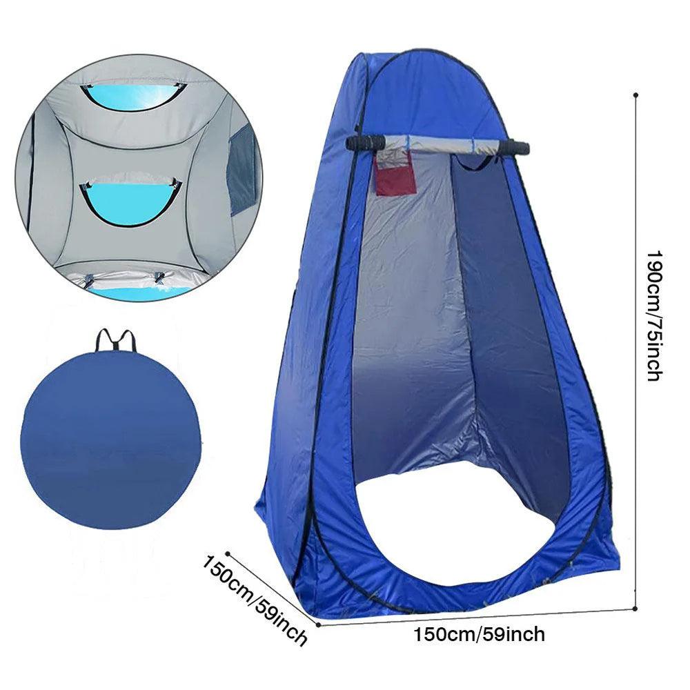 Portable Outdoor Camping Tent Shower Tent Simple Bath Cover Changing Fitting Room Tent Mobile Toilet Fishing Photography Tent - Outdoorsavage