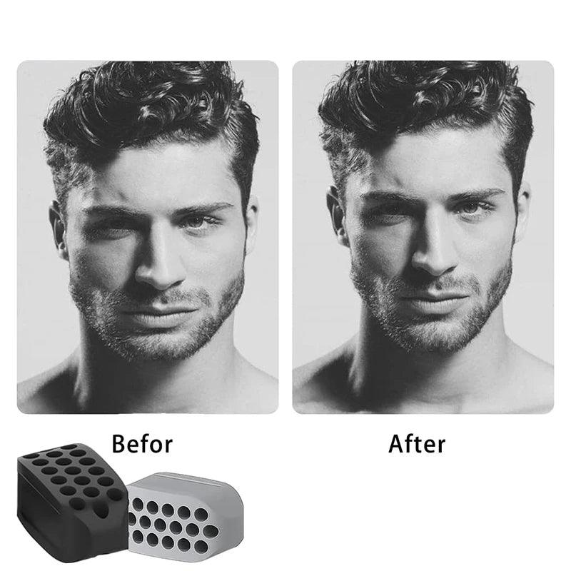 Silicone Jaw Exerciser Facial Toner & Jawline Fitness Ball Neck Toning Equipment Facial Beauty Tool Double Chin Exerciser - Outdoorsavage