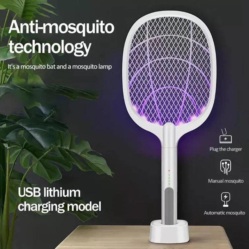 Household Rechargeable Lithium Battery Mosquito Repellent Mosquito Pat Mosquito Lamp Mosquito Repellent Insect Protection Sleep - Outdoorsavage