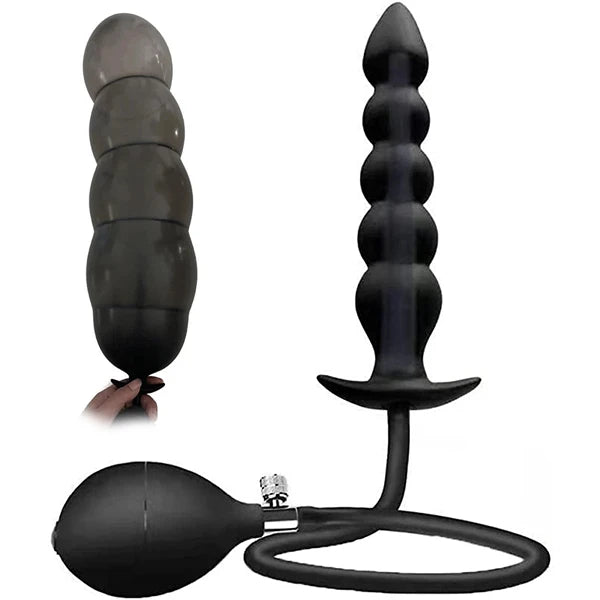 Inflatable Butt Plug With Pump