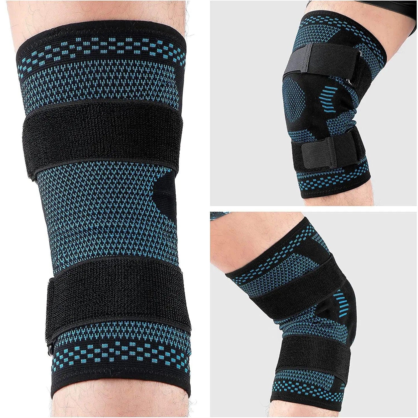 Sports Knee Pads for Knee Pain Meniscus Tear Injury Recovery with Side Stabilizers Patella Gel Knee Support Compression Sleeve - Outdoorsavage