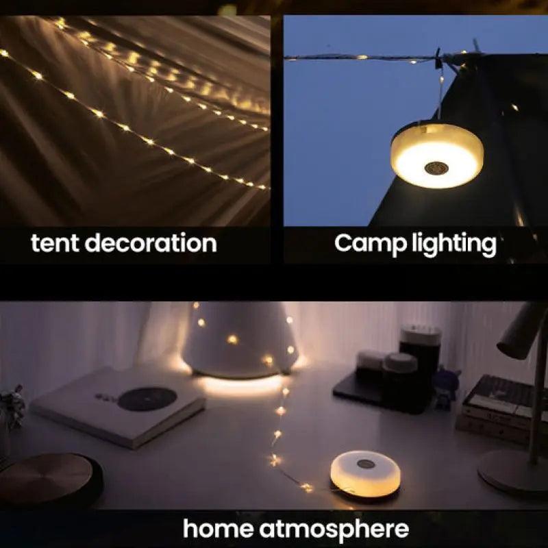 Outdoor Waterproof Portable Stowable String Light Mode Street Garland - Outdoorsavage