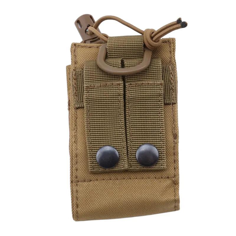 2023 Tactical Radio Pouch Hunting Walkie Talkie Holder Interphone Hanging Bag Military Molle Nylon Magazine Pouch Pocket Caza - Outdoorsavage