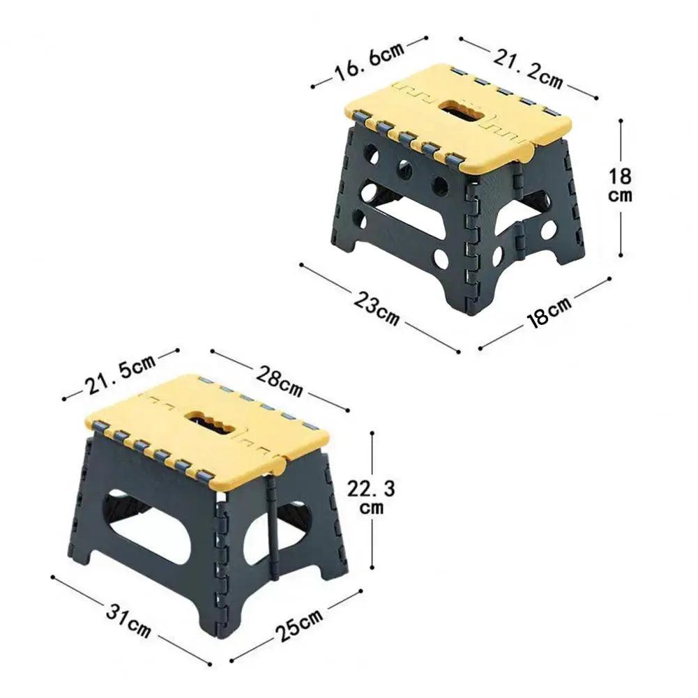 Folding Step Stool Portable Chair Seat For Home Bathroom Kitchen Garden Camping Kids And Adults Use Chair Seat - Outdoorsavage