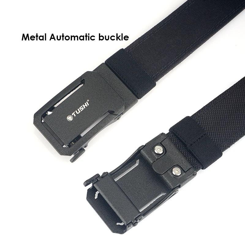 VATLTY New Military Belt for Men Sturdy Nylon Metal Automatic Buckle Police Duty Belt Tactical Outdoor Girdle IPSC Accessories - Outdoorsavage