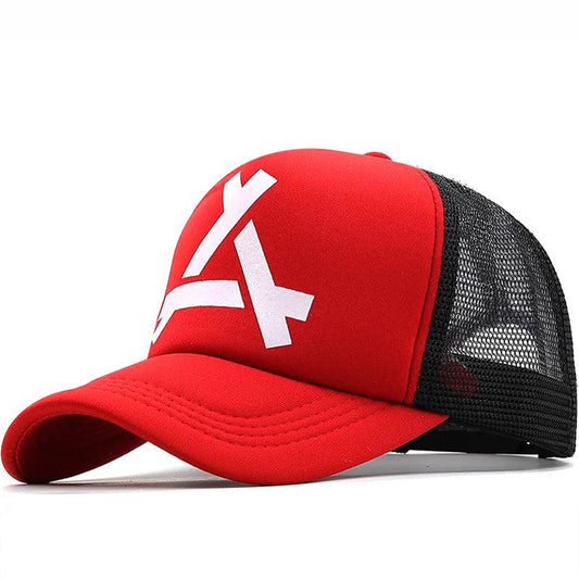 Summer Unisex Men Fishing Baseball Caps Women Breathable Mesh Snapback Hats Red Black Casual Sport Hats 3D Printing Cap - Outdoorsavage