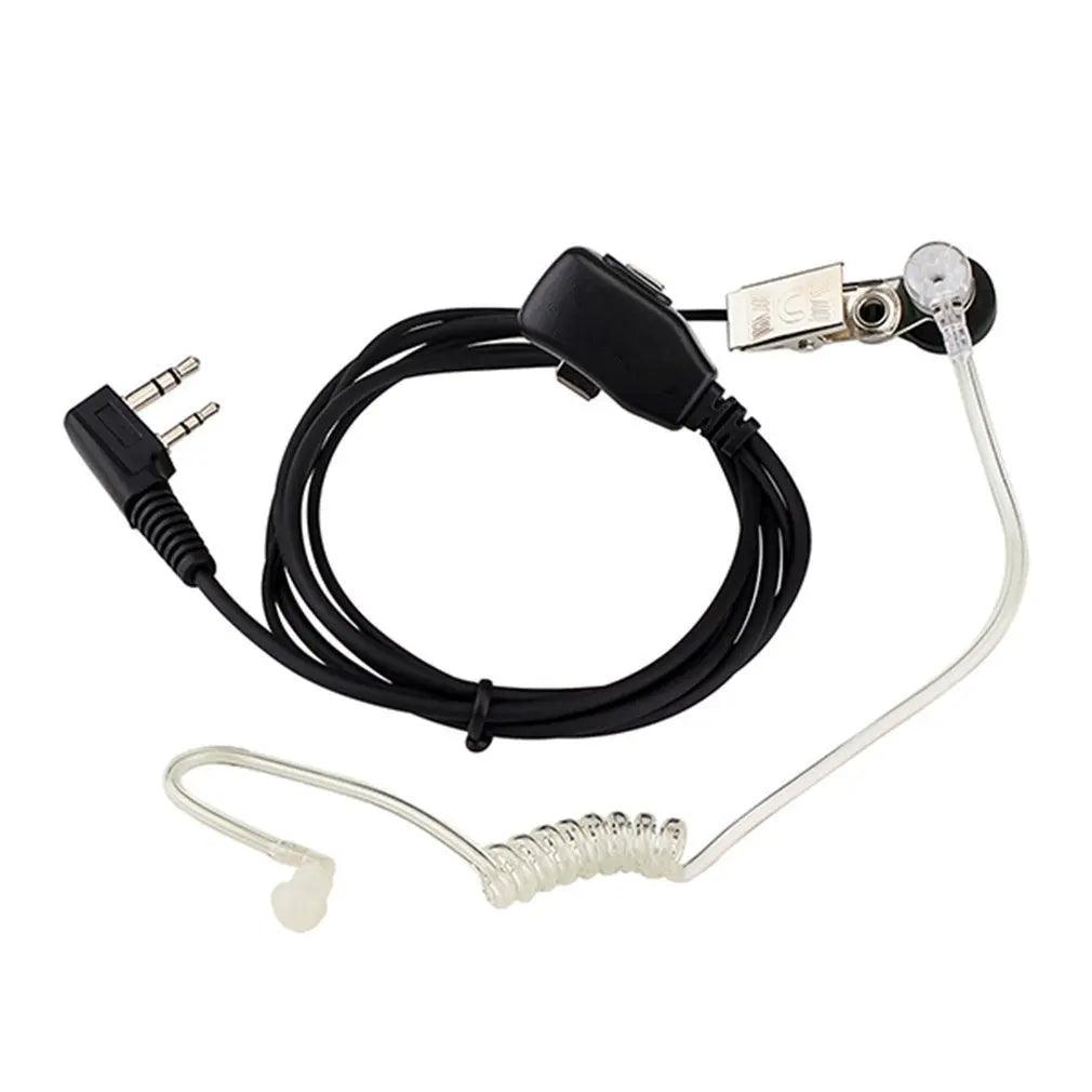 2-pin concealed acoustic trachea FBI Headphone Headphone Security Agent Headphone Headphone microphone earbuds Intercom - Outdoorsavage