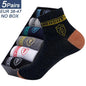 New Autumn And Spring Men's Sports Socks Casual Color Matching Thick Warm Breathable High Quality Socks 5 Pairs EU 38-43 - Outdoorsavage