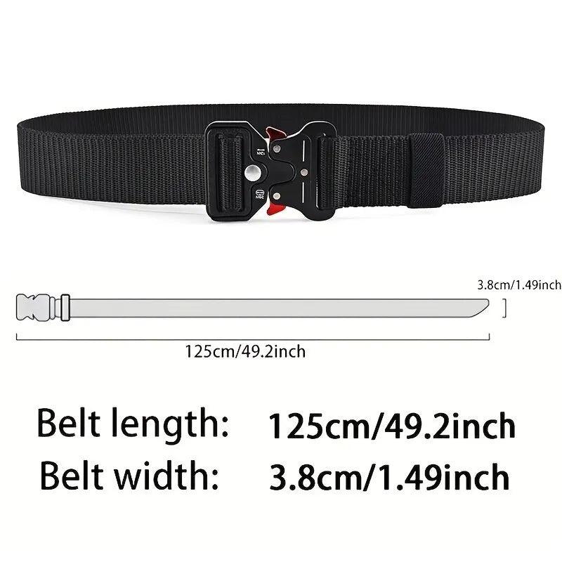 Men's Belt Outdoor Multi Function Belt High Quality Canvas For Nylon Male Luxury Belts Women's Sports Jeans Belt Neutral Belts - Outdoorsavage