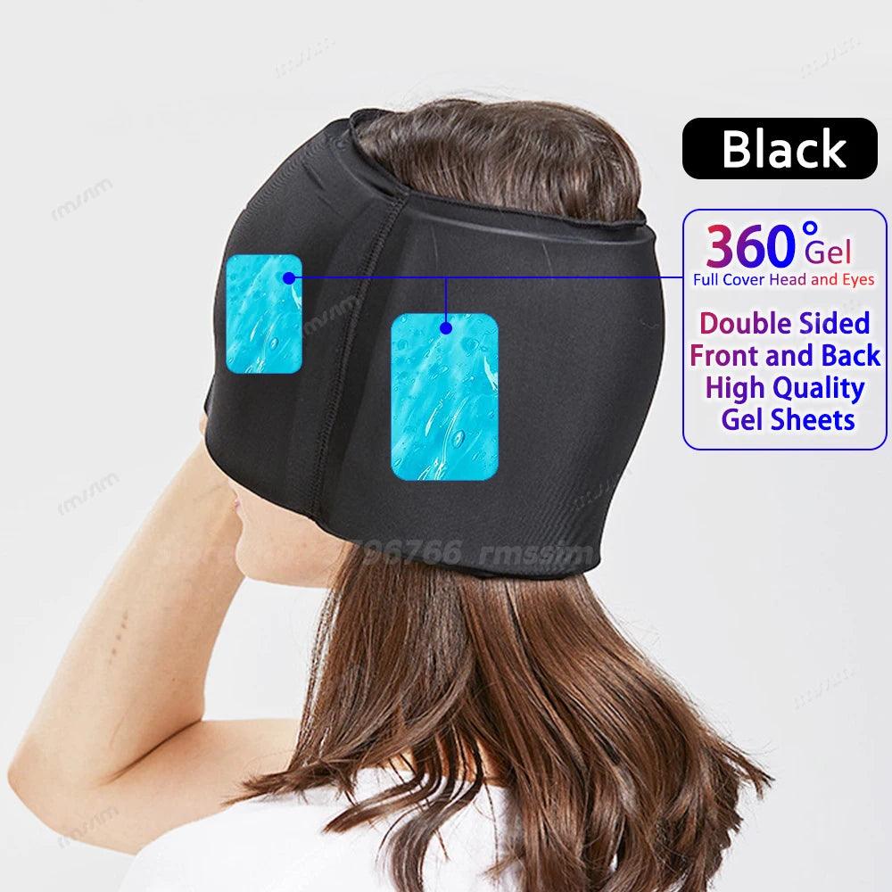 Migraine headache hat Gel Hot Cold Therapy - Outdoorsavage