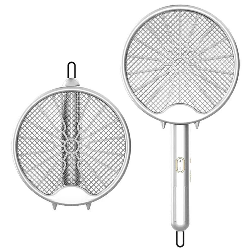 3000V Electric Mosquito Racket Mosquito Killer Lamp USB Rechargeable Foldable Mosquito Repellent Lamp Swatter Fly Swatter - Outdoorsavage