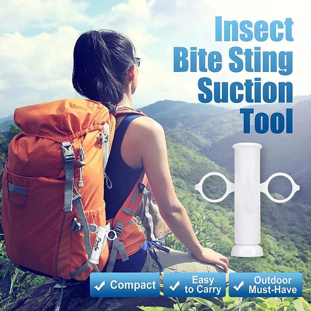 Camping Venom Extractor Vacuum Suction Emergency Rescue Tool Outdoor - Outdoorsavage